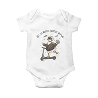 Funny Goose Support Freedom Meme Baby Onesie Off To Watch History Repart