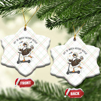 Funny Goose Support Freedom Meme Ceramic Ornament Off To Watch History Repart