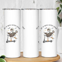 Funny Goose Support Freedom Meme Skinny Tumbler Off To Watch History Repart