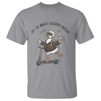 Funny Goose Support Freedom Meme T Shirt Off To Watch History Repart
