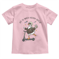 Funny Goose Support Freedom Meme Toddler T Shirt Off To Watch History Repart