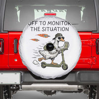 Funny Goose Support Freedom Meme Spare Tire Cover Off To Monitor The Situation