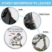 Funny Goose Support Freedom Meme Spare Tire Cover Off To Monitor The Situation