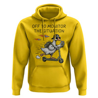 Funny Goose Support Freedom Meme Hoodie Off To Monitor The Situation