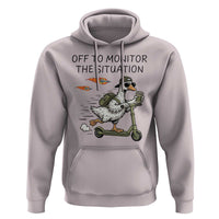 Funny Goose Support Freedom Meme Hoodie Off To Monitor The Situation