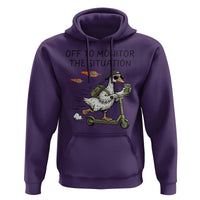 Funny Goose Support Freedom Meme Hoodie Off To Monitor The Situation