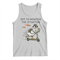 Funny Goose Support Freedom Meme Tank Top Off To Monitor The Situation