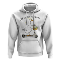Off To The Egg Hunt Hoodie Funny Easter Goose