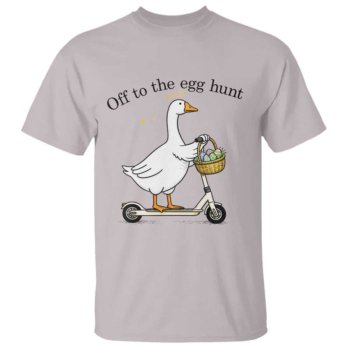 Off To The Egg Hunt T Shirt Funny Easter Goose