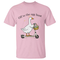 Off To The Egg Hunt T Shirt Funny Easter Goose