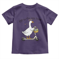 Off To The Egg Hunt Toddler T Shirt Funny Easter Goose