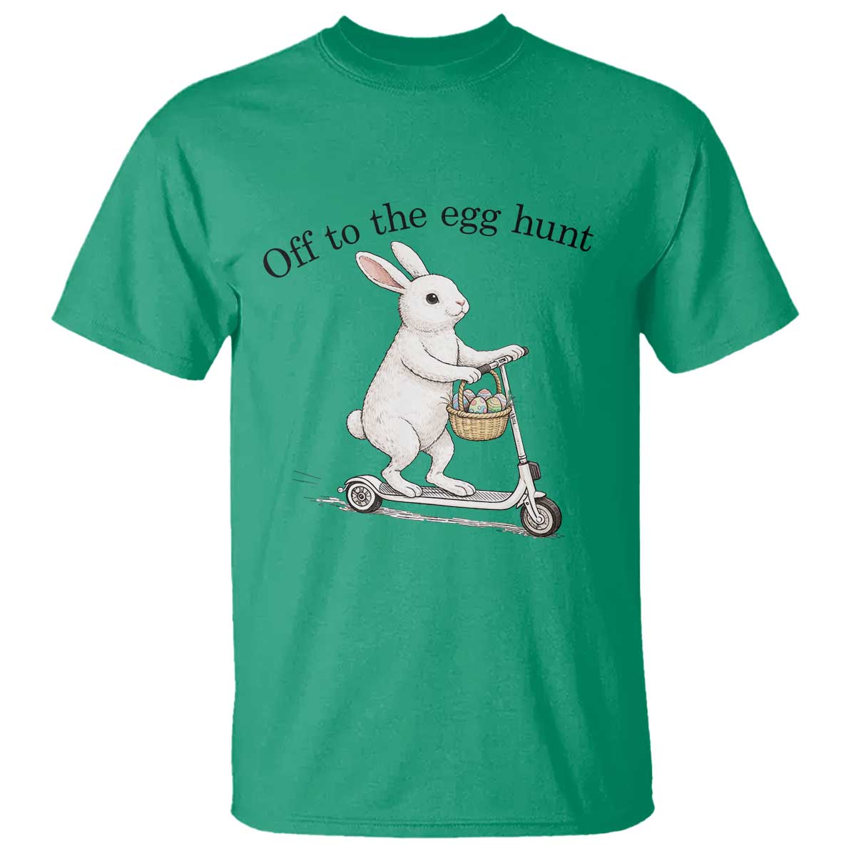 Off To The Egg Hunt T Shirt Funny Easter Bunny