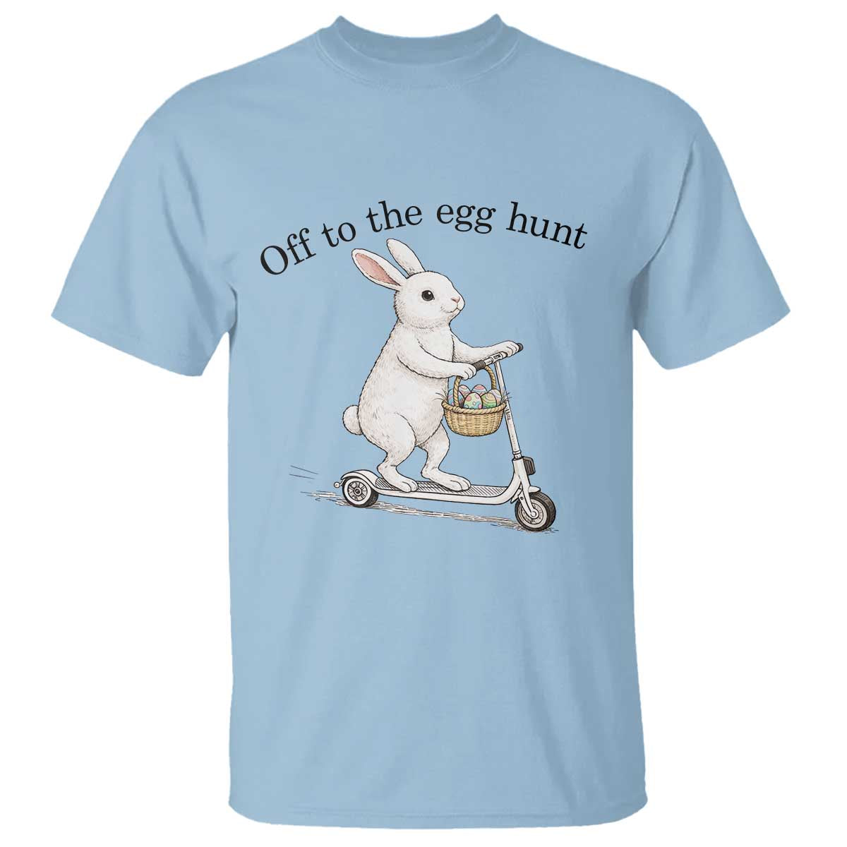 Off To The Egg Hunt T Shirt Funny Easter Bunny