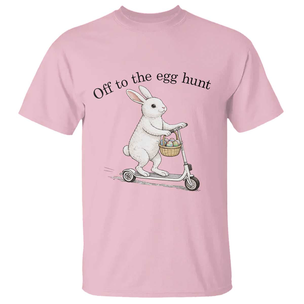 Off To The Egg Hunt T Shirt Funny Easter Bunny