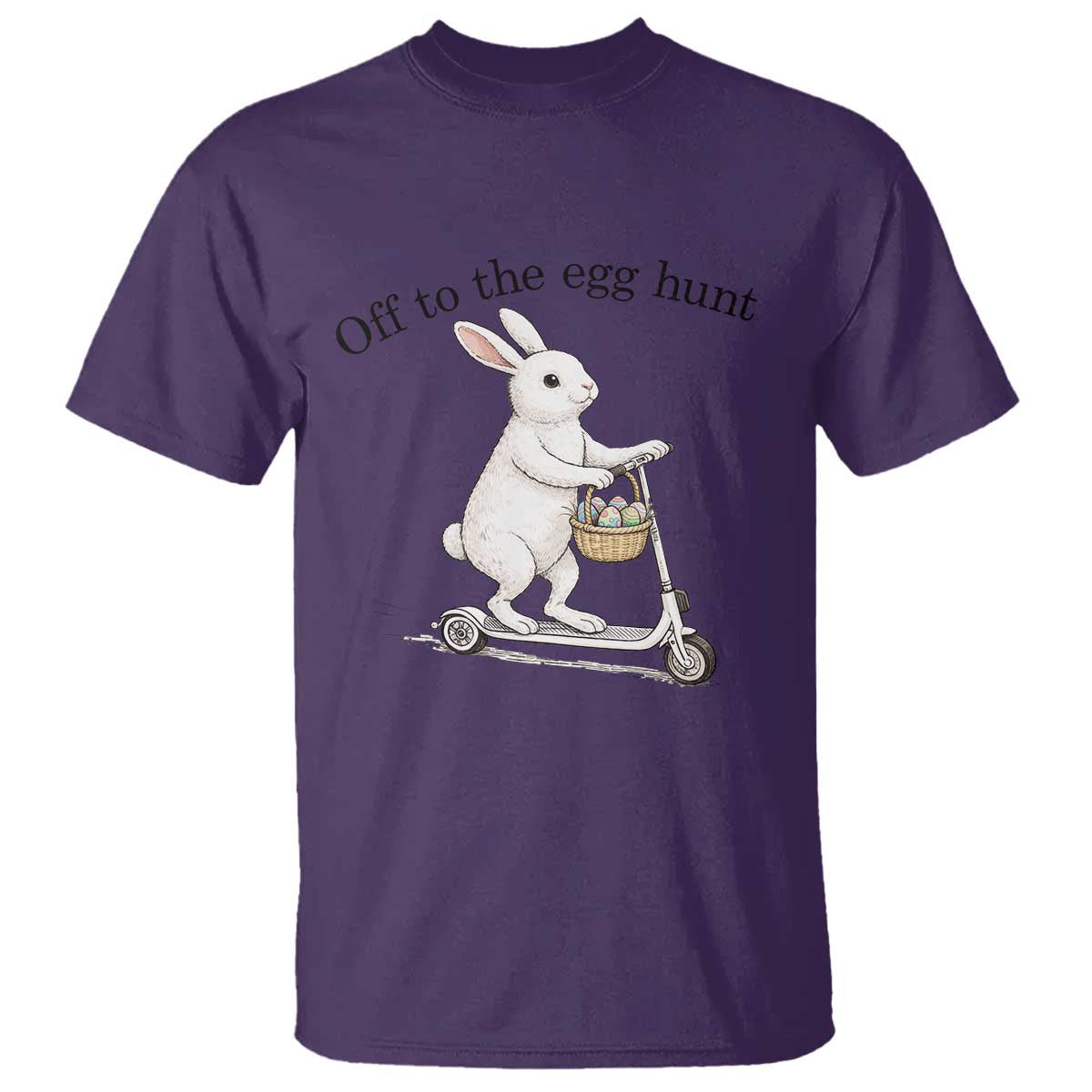 Off To The Egg Hunt T Shirt Funny Easter Bunny