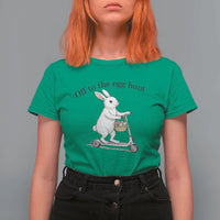 Off To The Egg Hunt T Shirt For Women Funny Easter Bunny