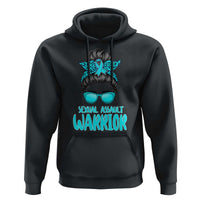 Sexual Assault Awareness Messy Bun Support Survivors Hoodie