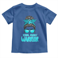 Sexual Assault Awareness Messy Bun Support Survivors Toddler T Shirt