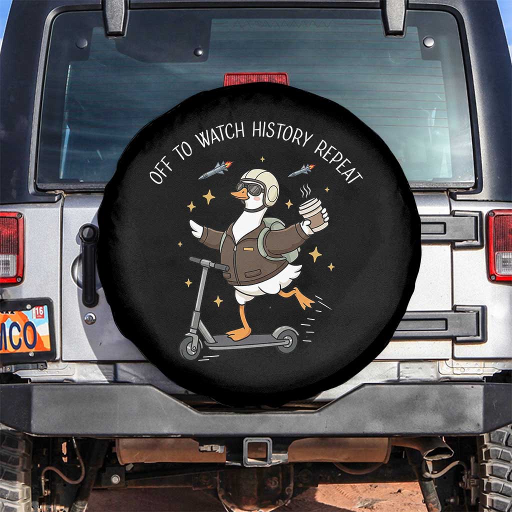Funny Goose Support Freedom Spare Tire Cover Off To Watch History Repart
