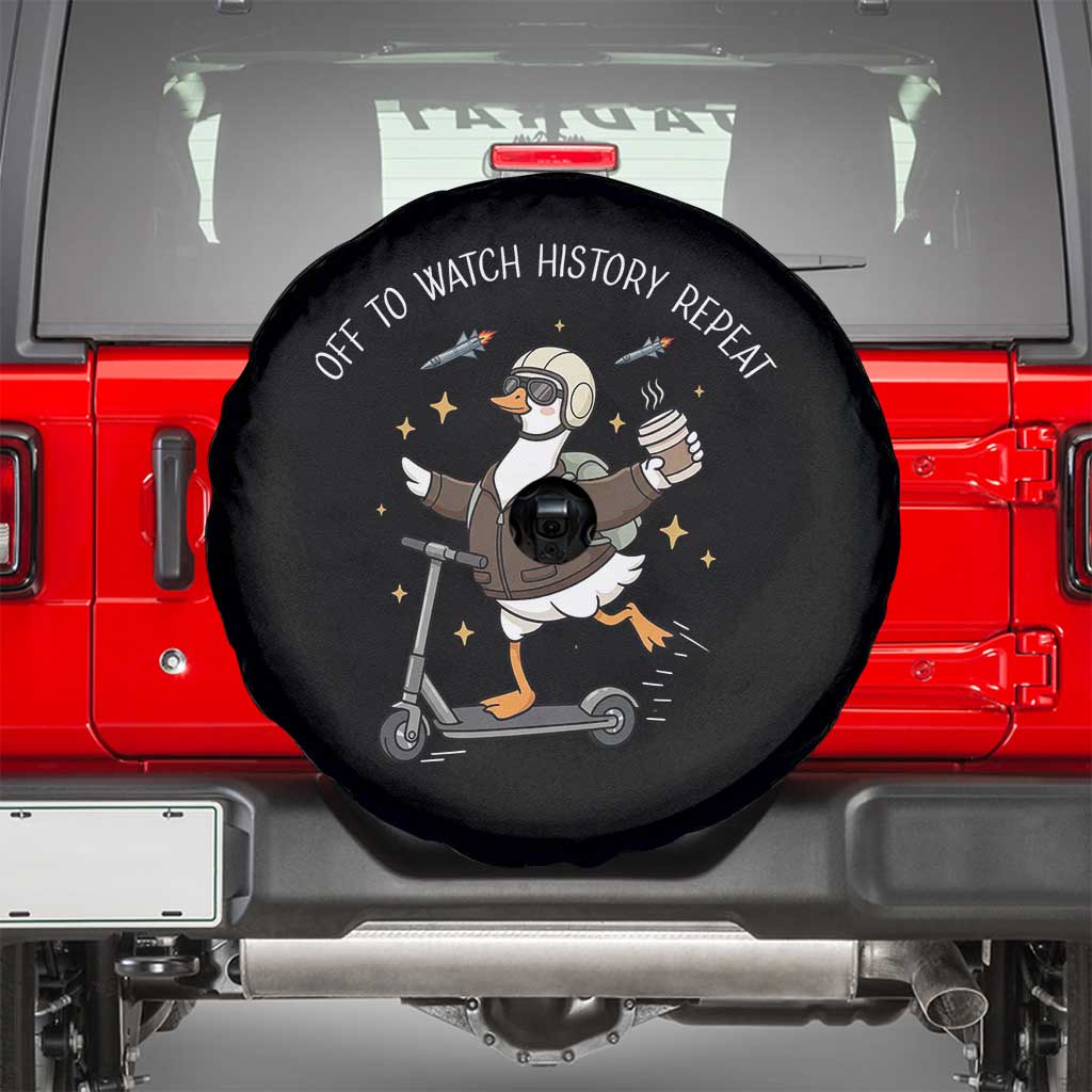 Funny Goose Support Freedom Spare Tire Cover Off To Watch History Repart
