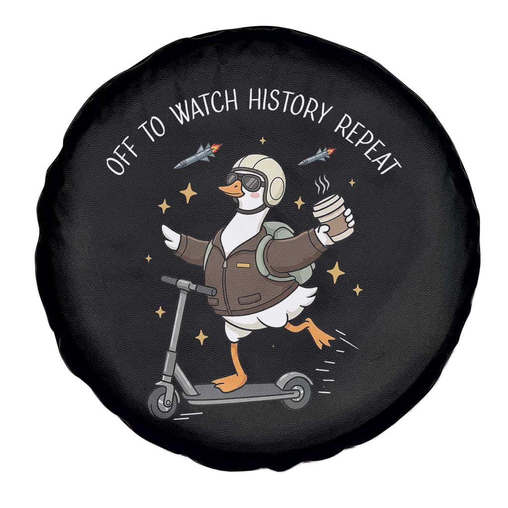 Funny Goose Support Freedom Spare Tire Cover Off To Watch History Repart