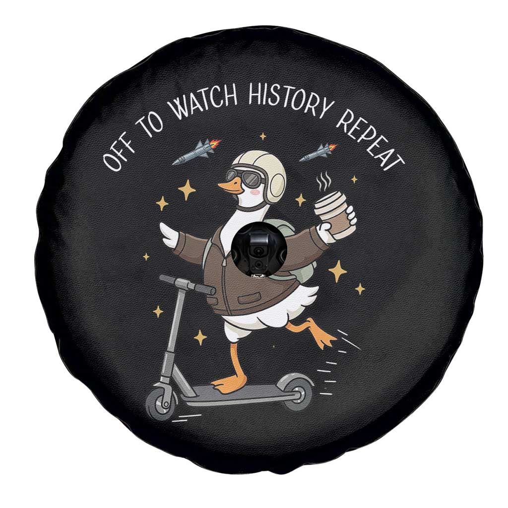 Funny Goose Support Freedom Spare Tire Cover Off To Watch History Repart