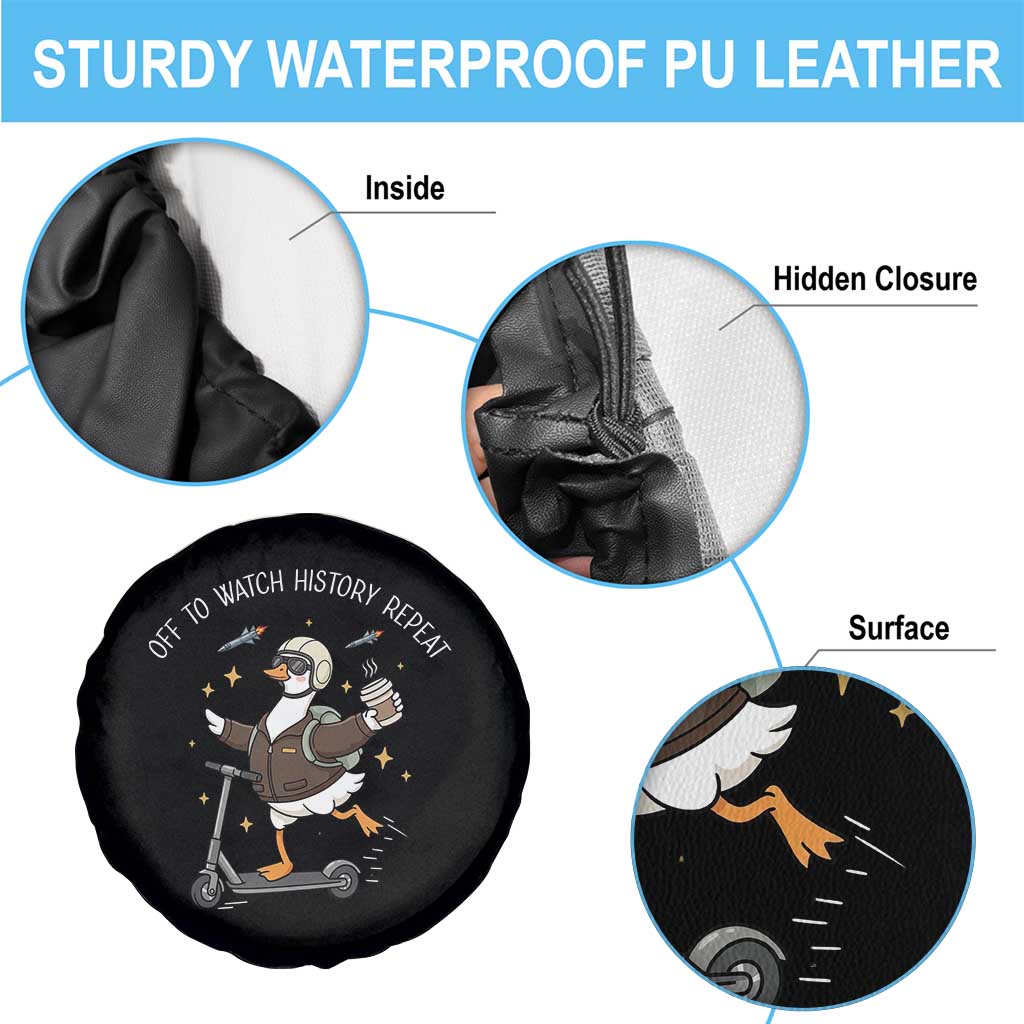 Funny Goose Support Freedom Spare Tire Cover Off To Watch History Repart