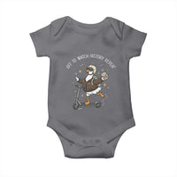 Funny Goose Support Freedom Baby Onesie Off To Watch History Repart
