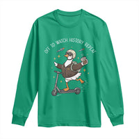 Funny Goose Support Freedom Long Sleeve Shirt Off To Watch History Repart