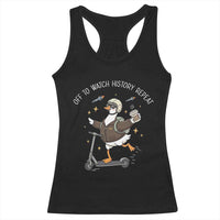 Funny Goose Support Freedom Racerback Tank Top Off To Watch History Repart
