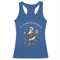 Funny Goose Support Freedom Racerback Tank Top Off To Watch History Repart
