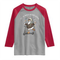 Funny Goose Support Freedom Raglan Shirt Off To Watch History Repart