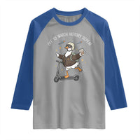 Funny Goose Support Freedom Raglan Shirt Off To Watch History Repart
