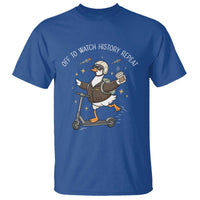 Funny Goose Support Freedom T Shirt Off To Watch History Repart