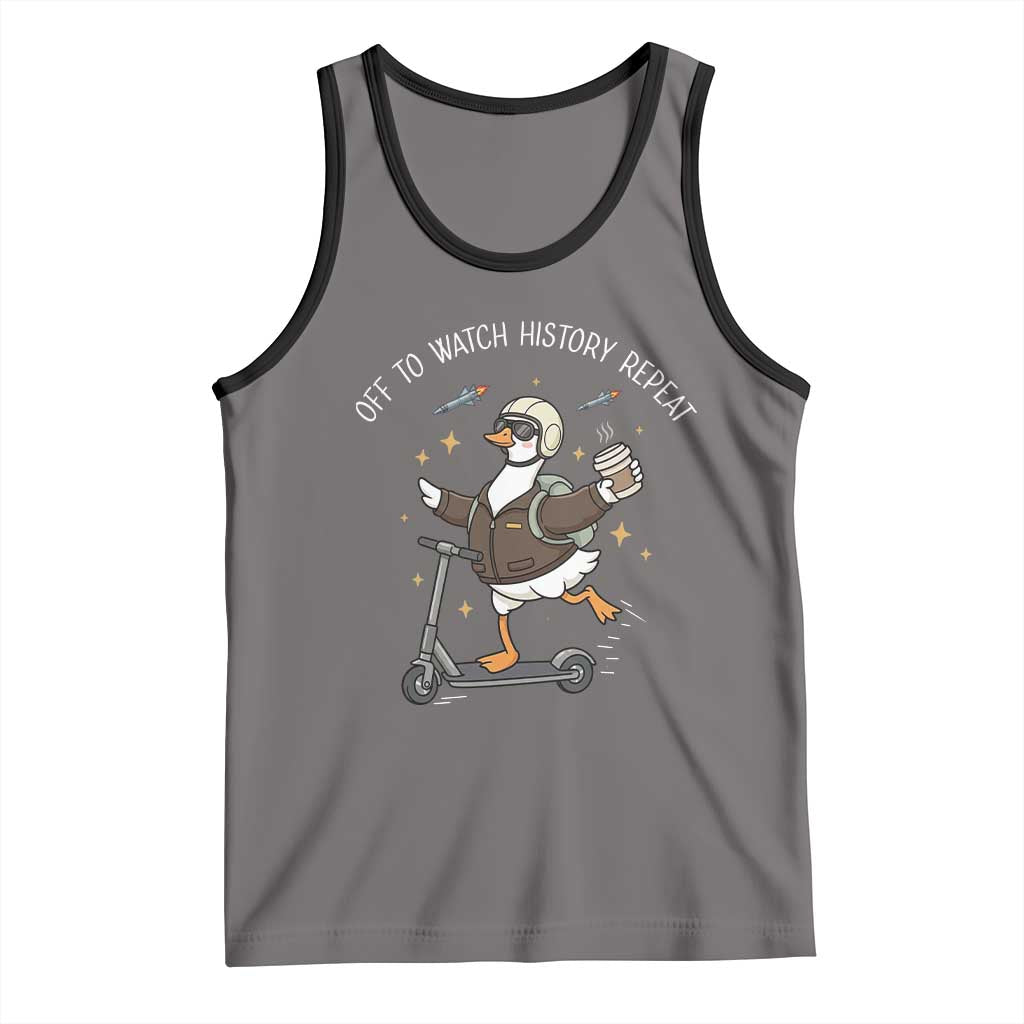 Funny Goose Support Freedom Tank Top Off To Watch History Repart