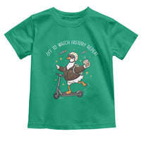 Funny Goose Support Freedom Toddler T Shirt Off To Watch History Repart