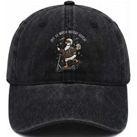 Funny Goose Support Freedom Washed Cotton Baseball Cap Off To Watch History Repart