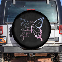 Blessed to Be Called Mom Grandma Great Grandma Spare Tire Cover Mama Butterfly Mother's Day Gift
