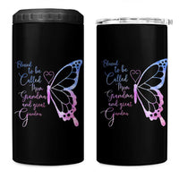 Blessed to Be Called Mom Grandma Great Grandma 4 in 1 Can Cooler Tumbler Mama Butterfly Mother's Day Gift