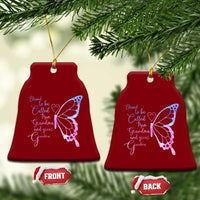 Blessed to Be Called Mom Grandma Great Grandma Ceramic Ornament Mama Butterfly Mother's Day Gift