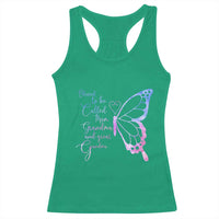 Blessed to Be Called Mom Grandma Great Grandma Racerback Tank Top Mama Butterfly Mother's Day Gift
