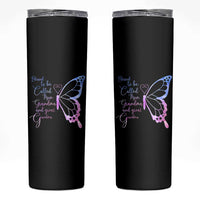 Blessed to Be Called Mom Grandma Great Grandma Skinny Tumbler Mama Butterfly Mother's Day Gift