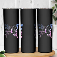 Blessed to Be Called Mom Grandma Great Grandma Skinny Tumbler Mama Butterfly Mother's Day Gift