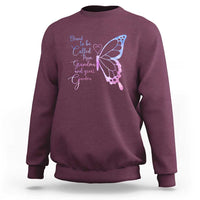 Blessed to Be Called Mom Grandma Great Grandma Sweatshirt Mama Butterfly Mother's Day Gift