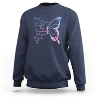 Blessed to Be Called Mom Grandma Great Grandma Sweatshirt Mama Butterfly Mother's Day Gift