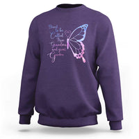 Blessed to Be Called Mom Grandma Great Grandma Sweatshirt Mama Butterfly Mother's Day Gift