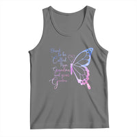 Blessed to Be Called Mom Grandma Great Grandma Tank Top Mama Butterfly Mother's Day Gift