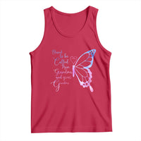 Blessed to Be Called Mom Grandma Great Grandma Tank Top Mama Butterfly Mother's Day Gift
