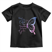 Blessed to Be Called Mom Grandma Great Grandma Toddler T Shirt Mama Butterfly Mother's Day Gift