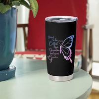 Blessed to Be Called Mom Grandma Great Grandma Tumbler Cup Mama Butterfly Mother's Day Gift